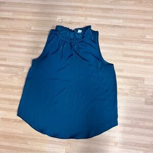 Old Navy Teal Sleeveless Blouse